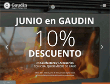 Tablet Screenshot of gaudin.com.uy